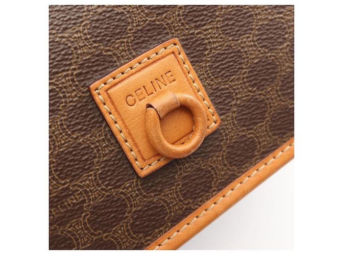Céline Celine Macadam Handbag Brown - view 7