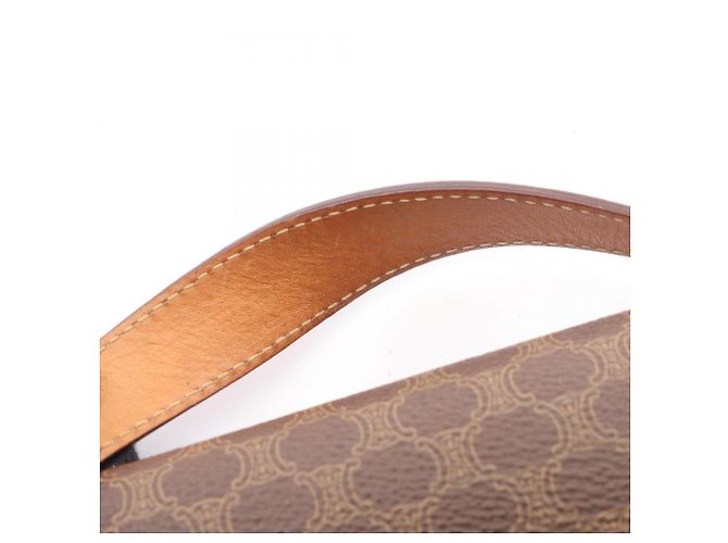 Céline Celine Macadam Handbag Brown - view 8