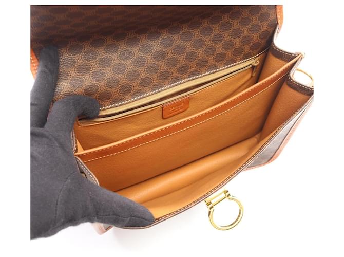 Céline Borsa a Spalla Celine Macadam Marrone - vista 3
