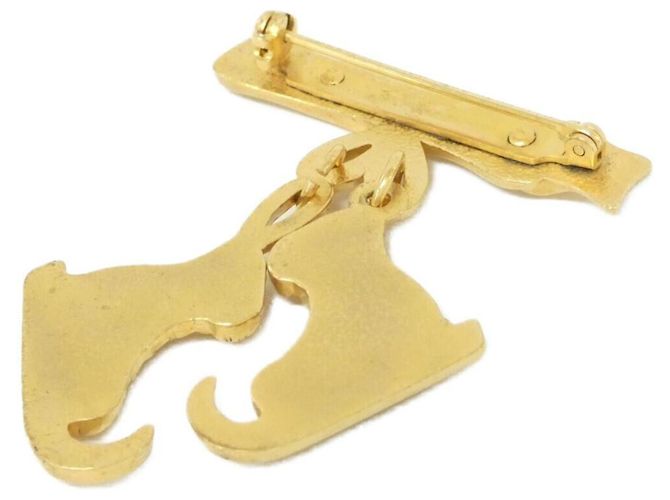 Broche Hermès dorado - vista 2