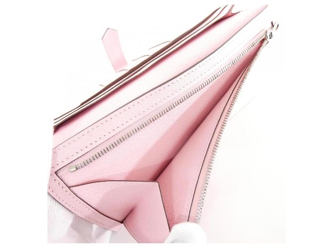 Hermès Bearn Soufflé Long Wallet Pink - Ansicht 8