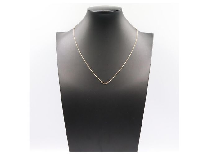 Collana T Smile Mini di Tiffany & Co. in oro rosa 18K D'oro - vista 6