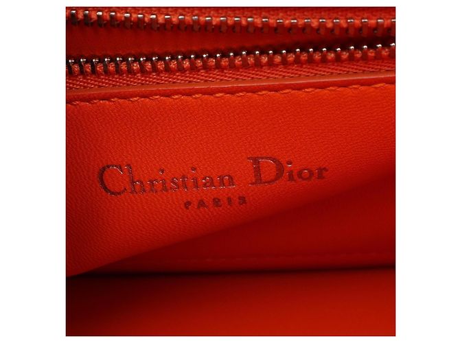 Borsa a Spalla Christian Dior Diorama Rosso - vista 4