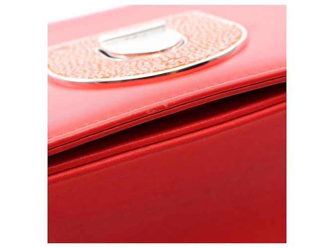 Borsa a Spalla Christian Dior Diorama Rosso - vista 7