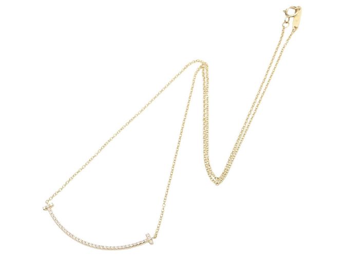 Collana T Smile Small con diamante Tiffany & Co. D'oro - vista 2