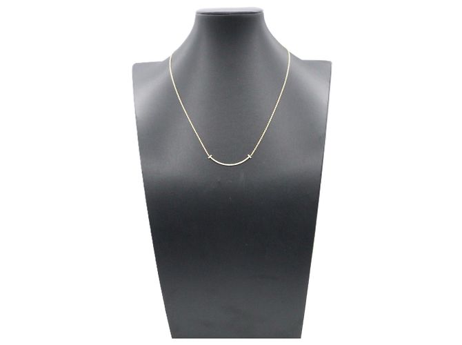 Collana T Smile Small con diamante Tiffany & Co. D'oro - vista 5
