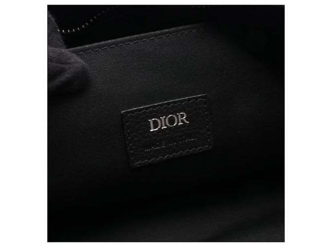 Borsa Saddle Christian Dior Beige Blu navy - vista 4