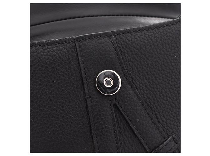 Borsa a tracolla Saddle di Christian Dior in pelle nera Nero - vista 6