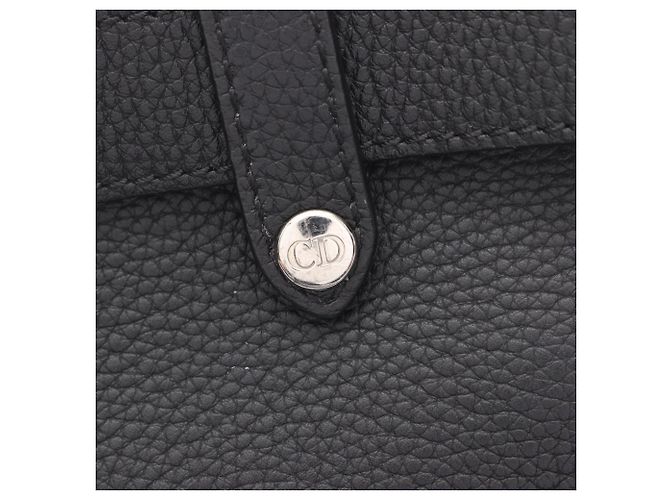 Borsa a tracolla Saddle di Christian Dior in pelle nera Nero - vista 9