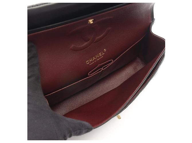 Borsa a Spalla Chanel Matelassé Double Flap Nero - vista 3