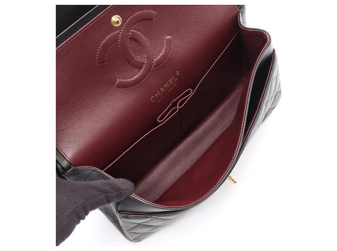 Borsa Chanel Matelassé Double Flap Nero - vista 3