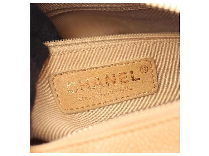 Borsa a Spalla Chanel Matelassé Beige - vista 4