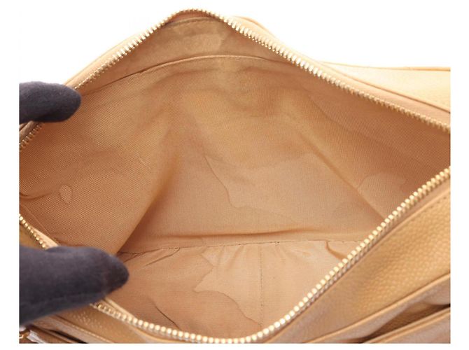 Borsa a Spalla Chanel Matelassé Beige - vista 6