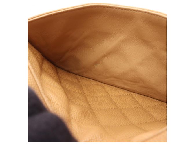 Borsa a Spalla Chanel Matelassé Beige - vista 9