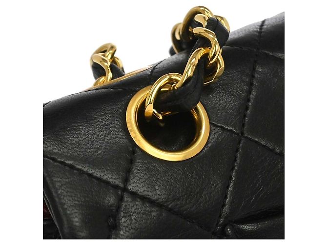 Chanel Timeless - Classic Double Flap Leather medium Preto - vista 4