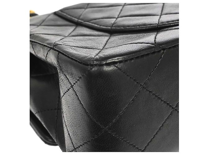 Chanel Timeless - Classic Double Flap Leather medium Preto - vista 5