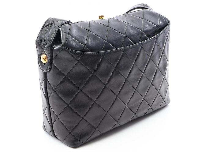 Borsa a Spalla Chanel Matelassé Nero - vista 2