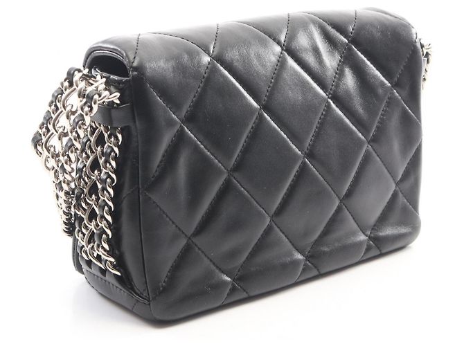 Borsa a Spalla Chanel Matelassé Nero - vista 2