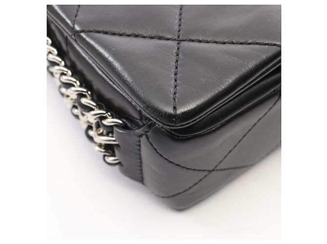 Borsa a Spalla Chanel Matelassé Nero - vista 6