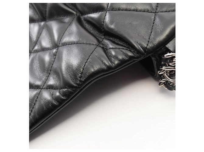 Borsa a Spalla Chanel Matelassé Nero - vista 8