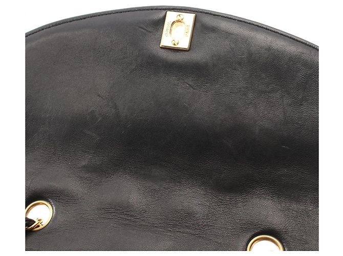 Borsa a Spalla Chanel Matelassé Diana Flap Nero - vista 12