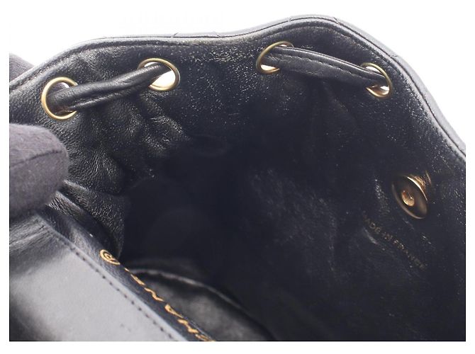 Zaino/Borsa Chanel Matelassé Turnlock Chain Nero - vista 13