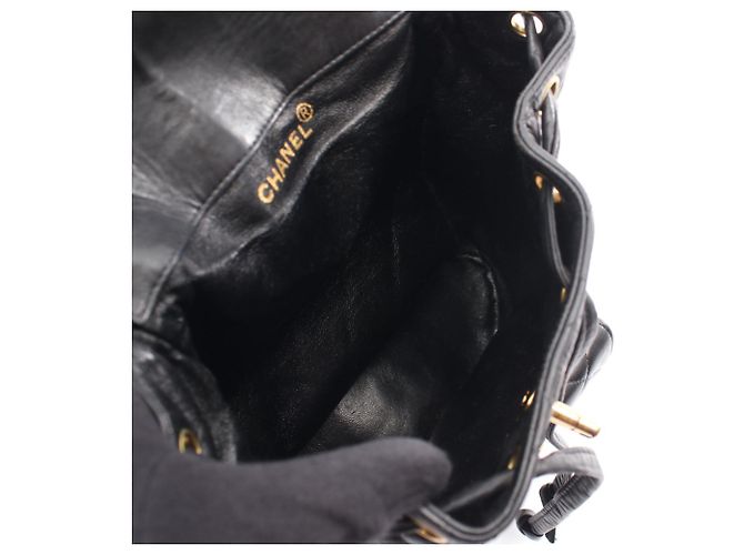 Zaino/Borsa Chanel Matelassé Turnlock Chain Nero - vista 3