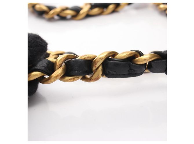 Zaino/Borsa Chanel Matelassé Turnlock Chain Nero - vista 7