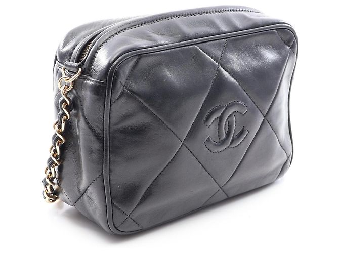 Timeless Borsa a tracolla Chanel Matelassé con nappa Nero - vista 2