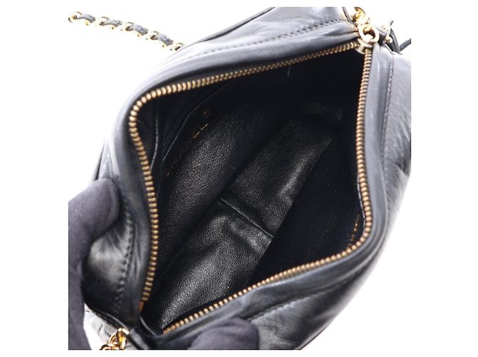 Timeless Borsa a tracolla Chanel Matelassé con nappa Nero - vista 3