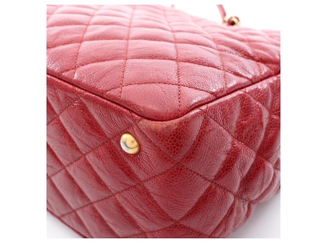 Borsa Tote Chanel Matelassé Rosso - vista 11