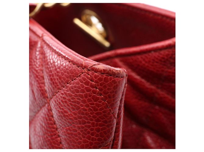 Borsa Tote Chanel Matelassé Rosso - vista 14