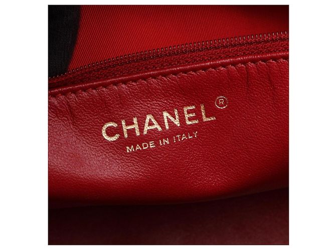 Borsa Tote Chanel Matelassé Rosso - vista 4