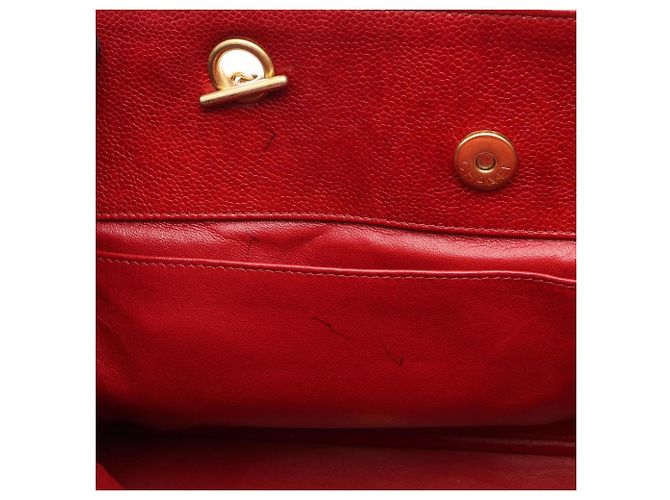 Borsa Tote Chanel Matelassé Rosso - vista 6