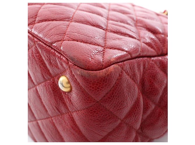 Borsa Tote Chanel Matelassé Rosso - vista 9