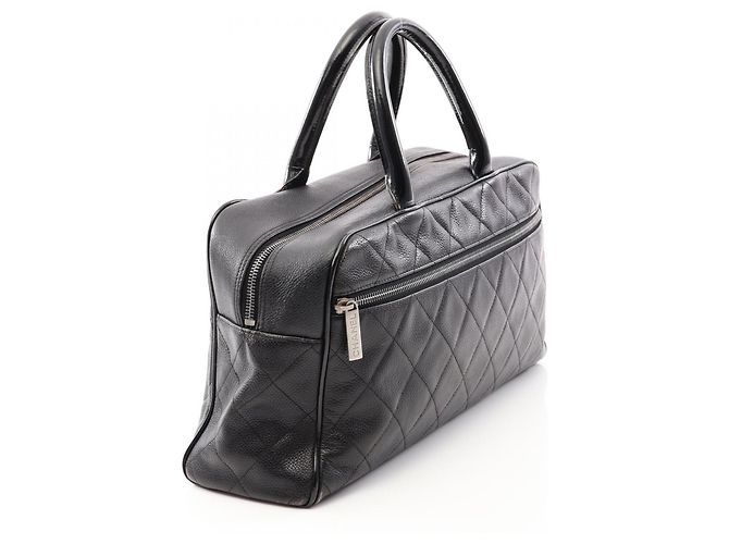 Borsa Bowling Matelassé Chanel Nero - vista 2