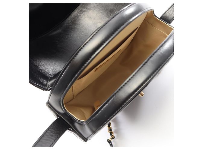 Borsa a tracolla 2-Way Chanel Matelassé Round Nero - vista 3