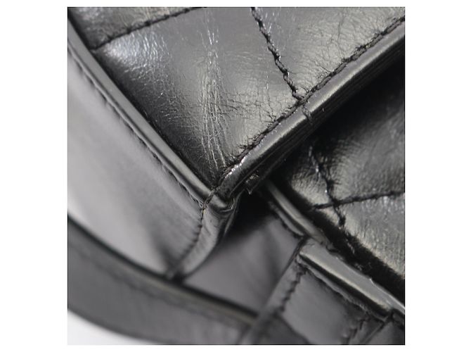 Borsa a tracolla 2-Way Chanel Matelassé Round Nero - vista 6