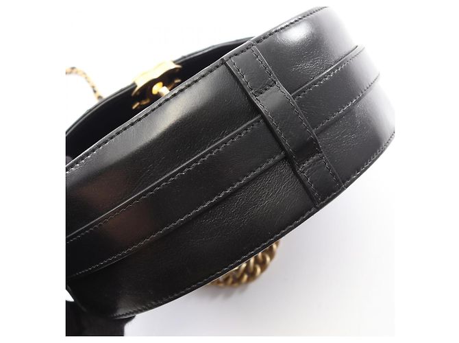 Borsa a tracolla 2-Way Chanel Matelassé Round Nero - vista 7