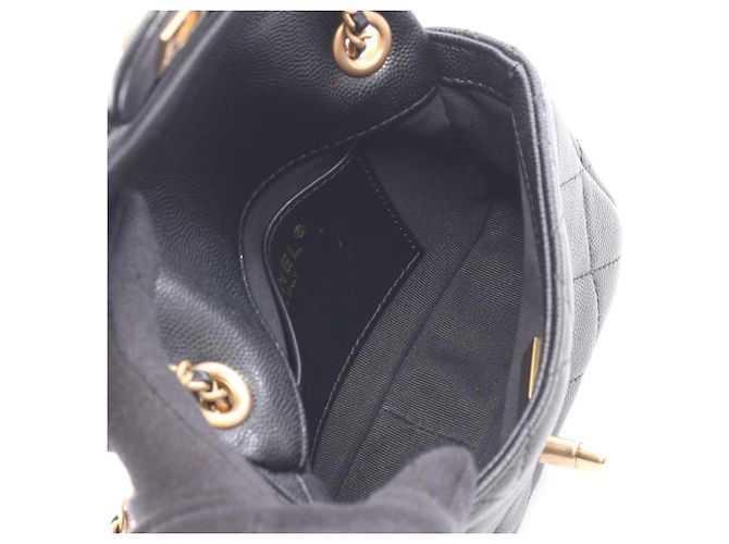 Timeless Borsa Chanel Matelassé Mini Flap Nero - vista 3