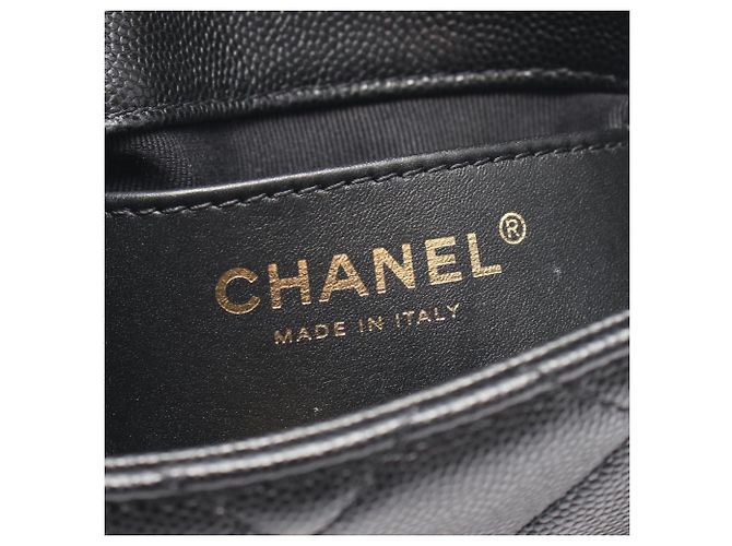 Timeless Borsa Chanel Matelassé Mini Flap Nero - vista 4