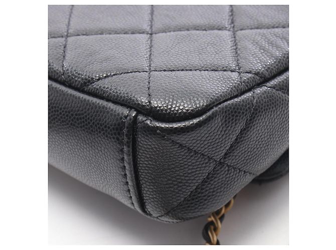 Timeless Borsa Chanel Matelassé Mini Flap Nero - vista 6