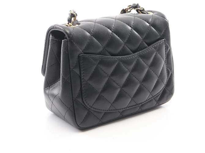Borsa a Spalla Chanel Mini Matelassé Nero - vista 2
