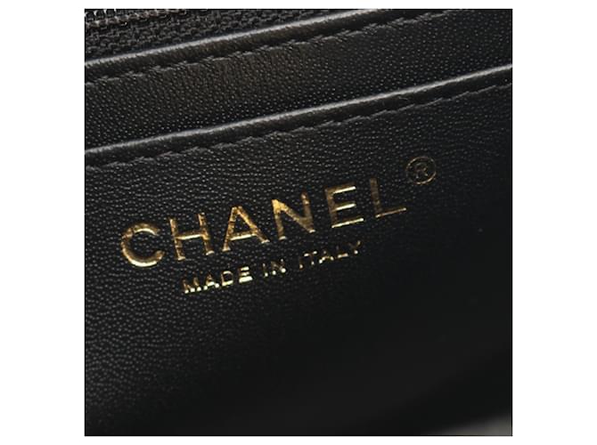 Borsa a Spalla Chanel Mini Matelassé Nero - vista 4