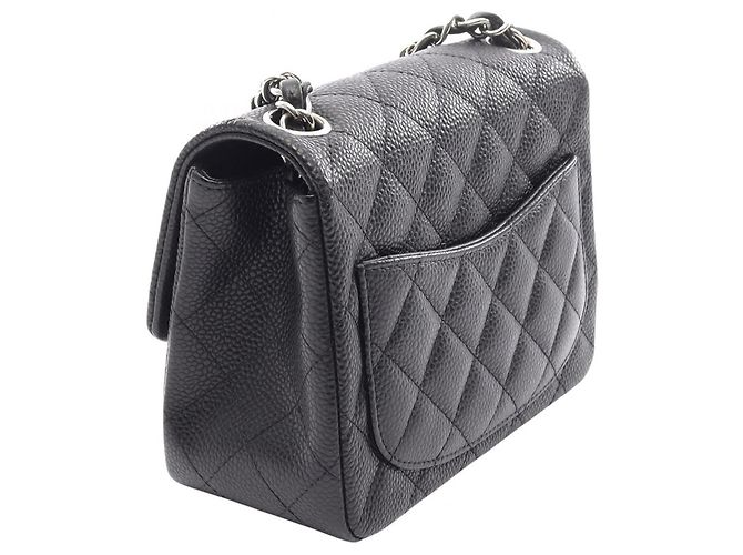 Borsa a Spalla Chanel Mini Matelassé Nero - vista 2
