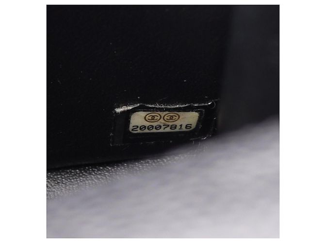 Borsa a Spalla Chanel Mini Matelassé Nero - vista 5