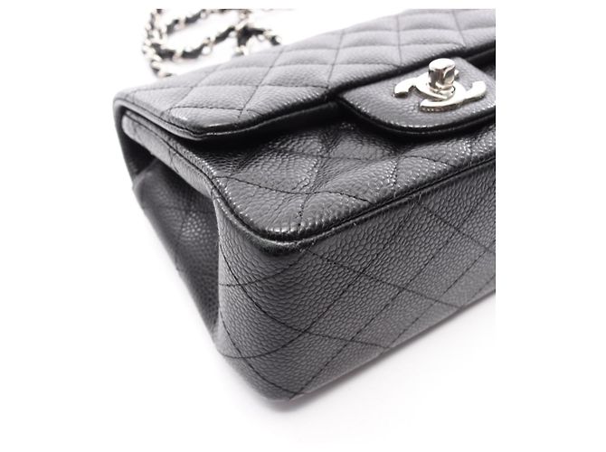 Borsa a Spalla Chanel Mini Matelassé Nero - vista 6