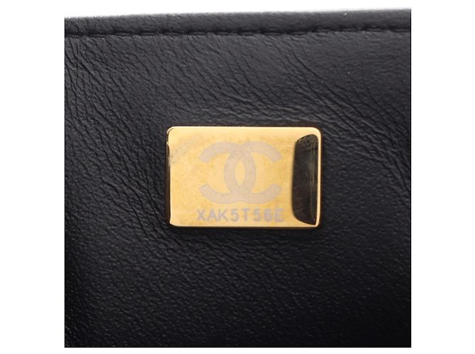 Borsa a Spalla Chanel Mini Matelassé Nero - vista 5