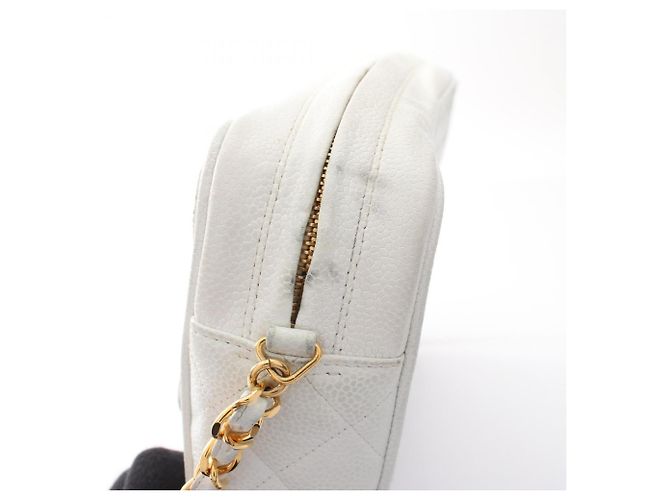 Borsa a Spalla Chanel Matelassé Coco Ball Bianco - vista 11