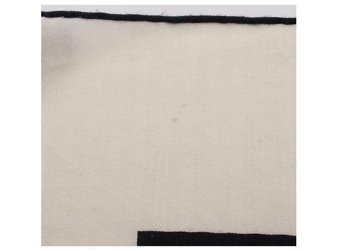 Hermès Sciarpa Carré Géant 140 Brazil Tattoo Hermes Nero Crudo - vista 9